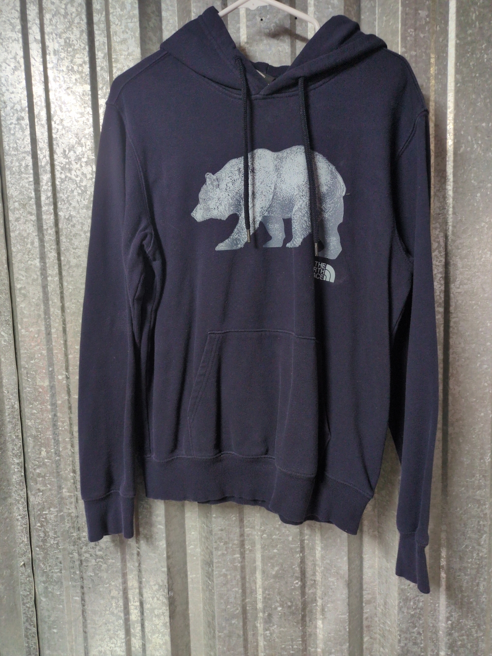 The North Face Men's Navy Bear Pullover Hoodie